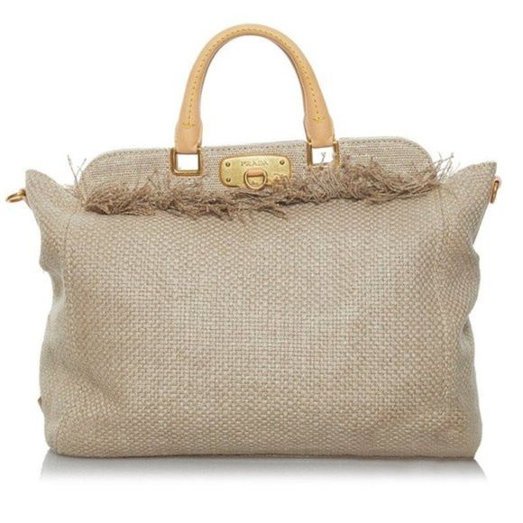 Prada Lino Corda Tote - Picture 2 of 11